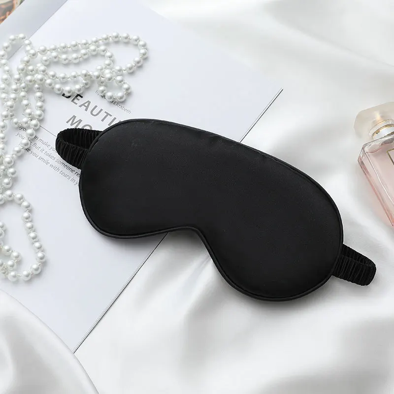 Imitated Silk Eye Patch Shading Sleep Eye Mask Eyepatch Travel Relax Cover Eyeshade Health Sleeping Shield Soft Eye Care Tools - Image 9