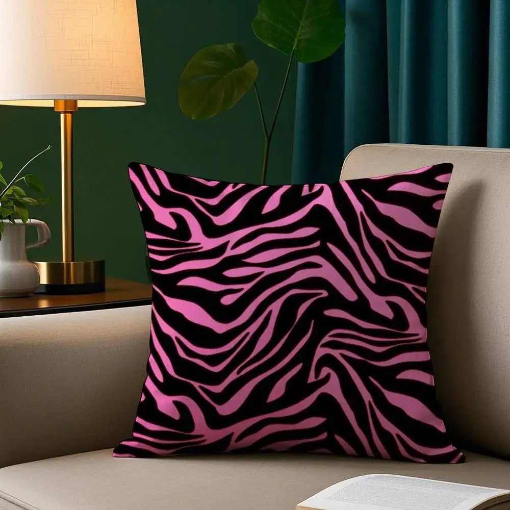 Y2k Fashion Leopard Print Pillow Case Short Plush Print Cushion Cover Square Throw Pillow Covers Sofa Home Decor - Image 12