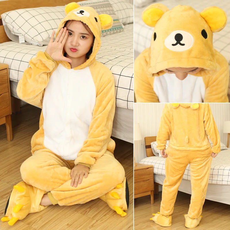 Kigurumi Unicorn Animal Pajamas Unisex Adults Frog Cartoon Onesies Pyjamas Halloween Christmas Family Party Homewear Costumes - Image 4