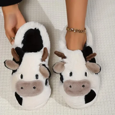 Women Cozy Animal Themed Home Shoes
