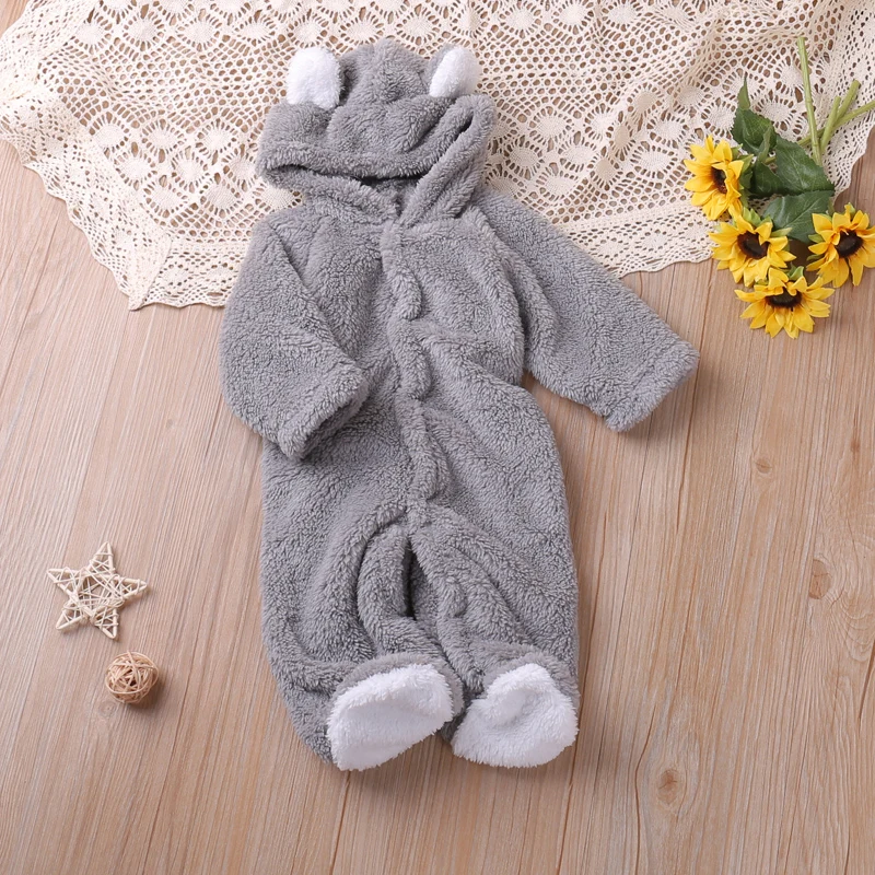 Humor Bear Autumn Cartoon Style Winter Long Sleeve Baby Boys Girls Rompers Toddler Kids Playsuit Jumpsuits Baby Clothes - Image 12