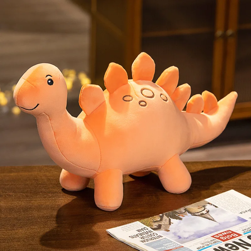 Cartoon Colorful Dinosaur Plush Toy Cute Stuffed Animals Triceratops Plushies Kawaii Soft Kids Toys for Boys Girls Home Decor - Image 2