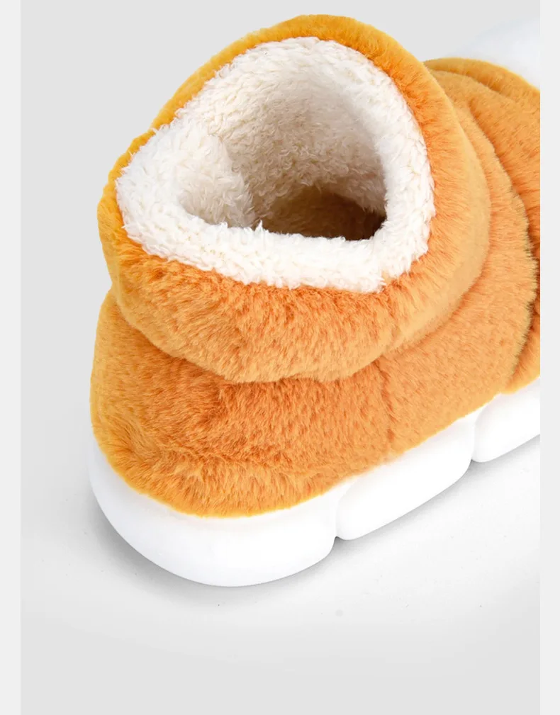 Tiger Paw Plush Slippers for Women & Men | Furry Winter House Shoes - Image 3