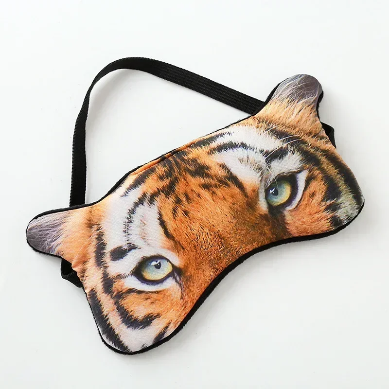 3D Animal Dog Tiger Fox Eye Mask Soft Lightproof Sleeping Eye Covers for Woman Man To Sleep Better for Travel Nap Rest Masks - Image 2