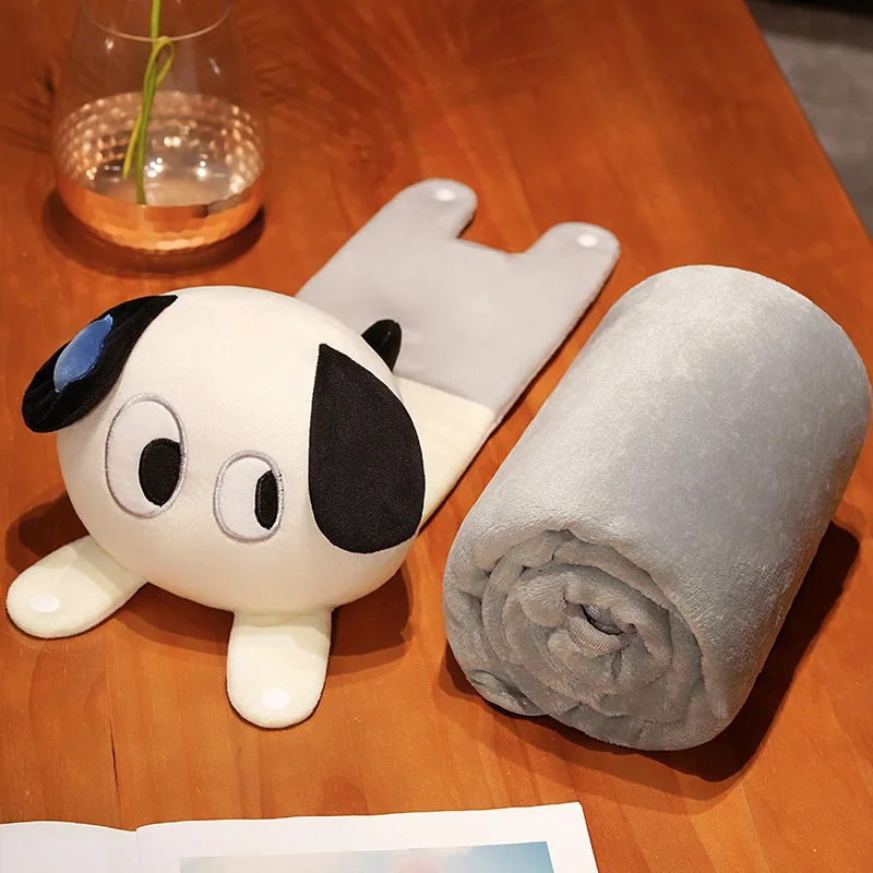 Big Eyes Blanket for Office, Sofa Sleeping Nap Blankets, Back Pillow, School Students, Convenient Storage, Lunch Break, Legs - Image 4