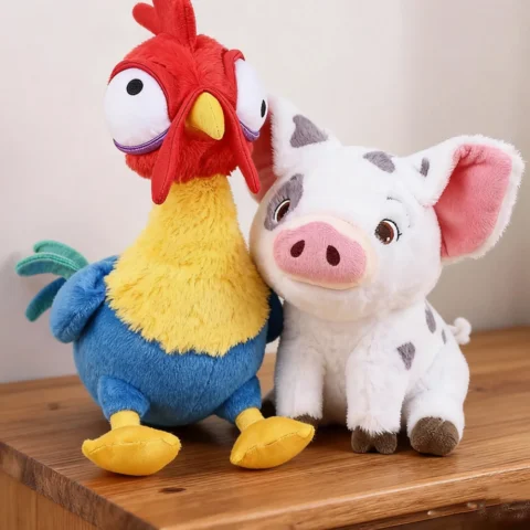 Kawaii Moana Pig Rooster Plush Toy