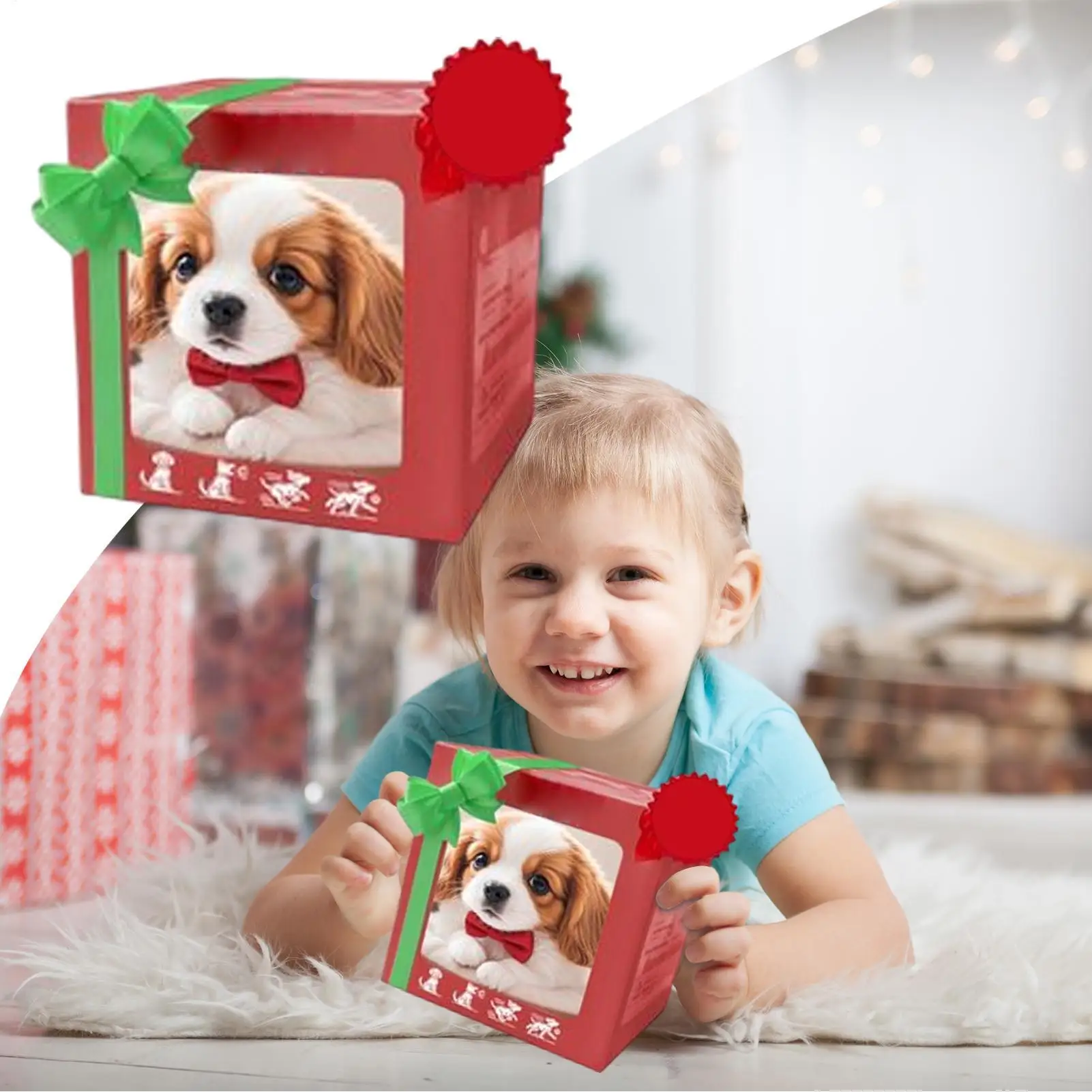 Cute Walking Dog Toy Battery-Operated with Sound Tail Wagging Barking Electric Puppy for Teens Adults Boys Girls Living Room - Image 5