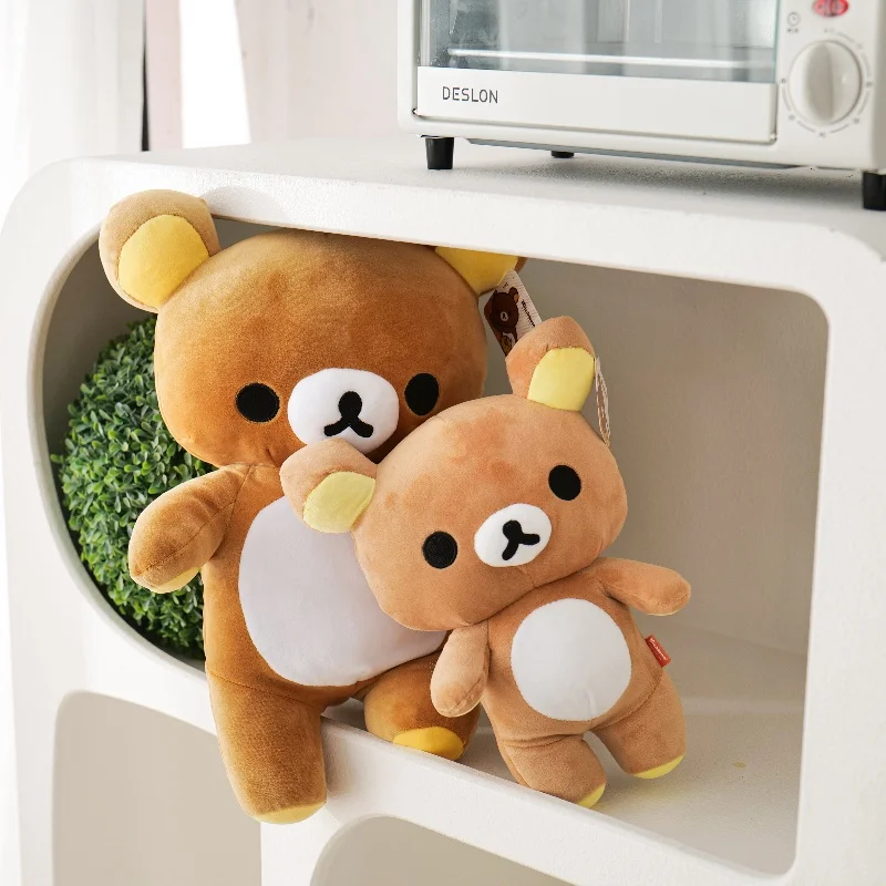 Anime Rilakkuma Cartoon Plush Doll Soft bear Toys Kawaii Room Decor Teddy Bear Plushies Cute Couple Bear Xmas Gifts For Girls - Image 2