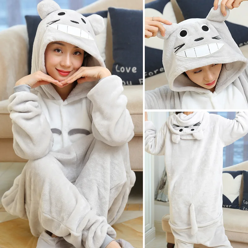 Kigurumi Unicorn Animal Pajamas Unisex Adults Frog Cartoon Onesies Pyjamas Halloween Christmas Family Party Homewear Costumes - Image 7