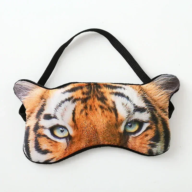 3D Animal Dog Tiger Fox Eye Mask Soft Lightproof Sleeping Eye Covers for Woman Man To Sleep Better for Travel Nap Rest Masks - Image 3