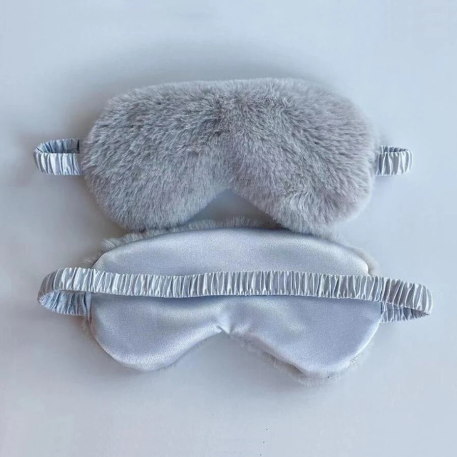 Sleeping Mask Sleeping Blindfold Soft Plush Eye Masks Cute Love Cloud Eye Cover Plush Mask Eyepatch Nap Health Eye Cover - Image 9
