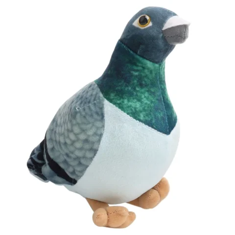 Pigeon Plush Toy  Plush Doll Simulation Ornaments Soft and Cute Peace Bird Animal Cute  As Gift for Kids