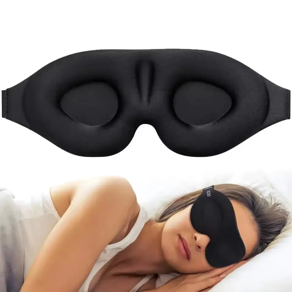 Sleep Eye Mask Weighted for Side Sleeper Men Women 3D Contoured Sleeping Mask No Eye Pressure 100% Blockout Soft Comfortable Eye - Image 8