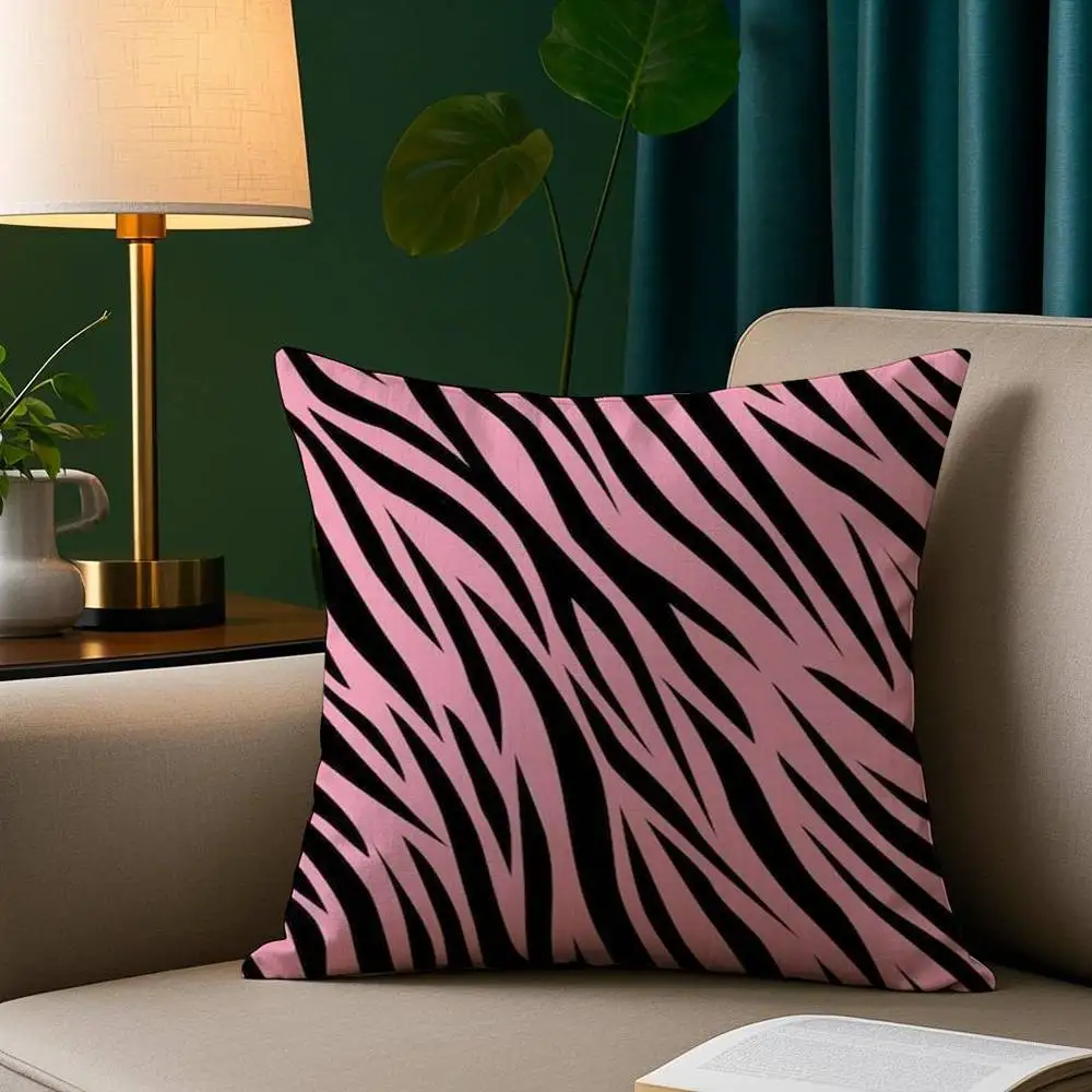 Y2k Fashion Leopard Print Pillow Case Short Plush Print Cushion Cover Square Throw Pillow Covers Sofa Home Decor - Image 10