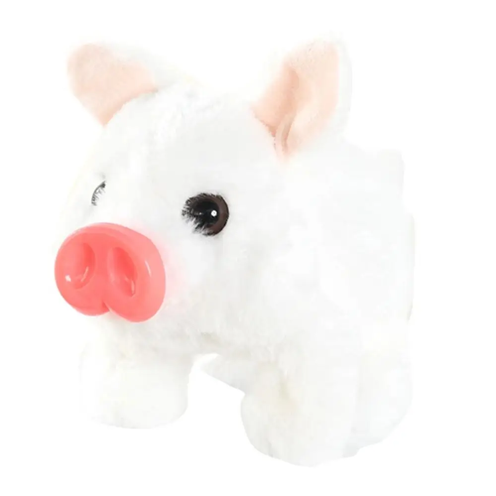 with Wagging Tail Electric Pig Plush Toy Can Walking Simulation Electric Walking Plush Pig Toy Funny Cute - Image 3