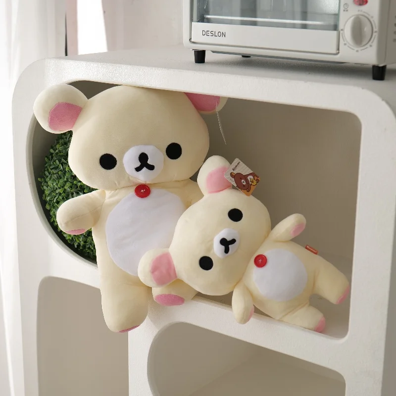 Anime Rilakkuma Cartoon Plush Doll Soft bear Toys Kawaii Room Decor Teddy Bear Plushies Cute Couple Bear Xmas Gifts For Girls - Image 3