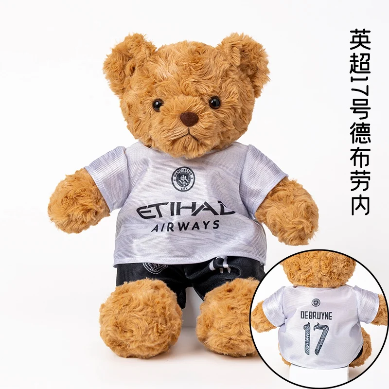 Plush Football Player Teddy Bear Doll – Soft Soccer Player Plush Toy, Kids Stuffed Animal Gift & Souvenir - Image 7