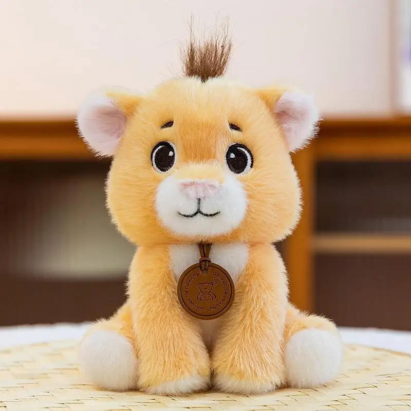 Nice Lifelike Lion Plush Toy Zebra Cute Simulated Elephant Doll Soft Stuffed Animals Boar Plushie Kids Birthday Xmas Gift Dog - Image 9