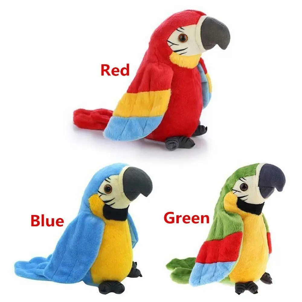 Interactive Talking Parrot Plush Toy – Voice Repeating, Mimicking & Moving Stuffed Bird Gift for Kids - Image 6